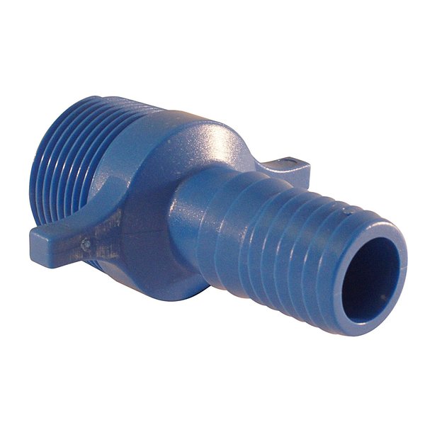 Apollo By Tmg 3/4 in. Polypropylene Blue Twister Insert x 1 in. MPT ABTMA341
